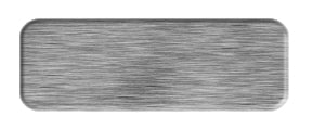 Blank Metal Name Tag: Brushed Silver