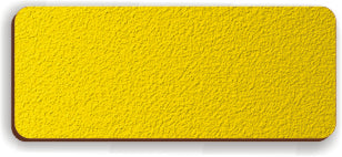 Blank Textured Plastic Name Tag: Acid Yellow and Dark Brown - 822-778