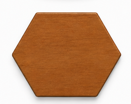 Custom Wooden Name Tag – Alder Wood