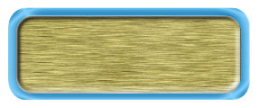 Blank Brushed Silver Name Tag with a Shiny Blue Metal Border