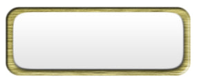 Blank White Nametag with a Brushed Gold Metal Border
