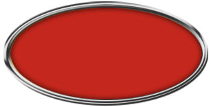 Blank Silver Oval Framed Nametag with Crimson