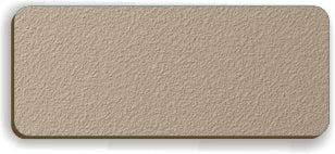 Blank Textured Plastic Name Tag: Bermuda Tan and Dark Brown - 822-258
