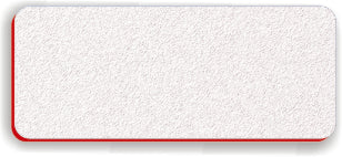 Blank Textured Plastic Name Tag: Winter White and Red - 822-246