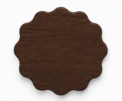 Custom Wooden Name Tag – Black Stained Maple