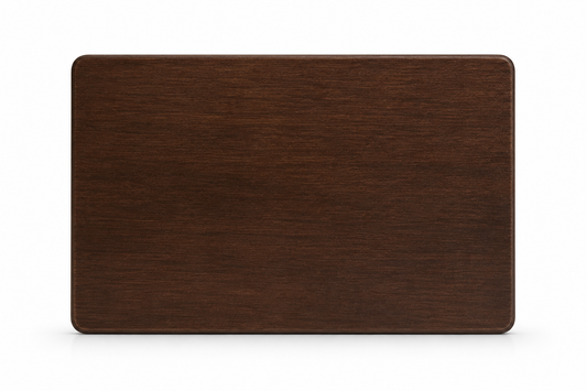 Black Stained Maple Wooden Name Tag Blank