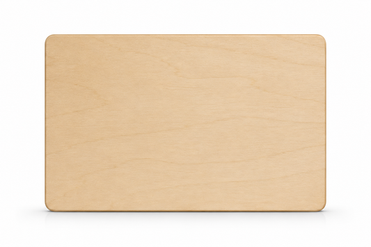 Maple Wooden Name Tag Blank