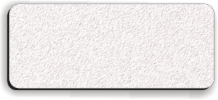 Blank Textured Plastic Name Tag: Winter White and Black - 822-244